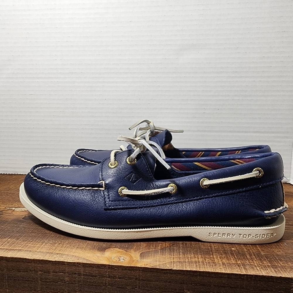 SPERRY Boat Shoes Original 2-Eye Color Blue Size: 8